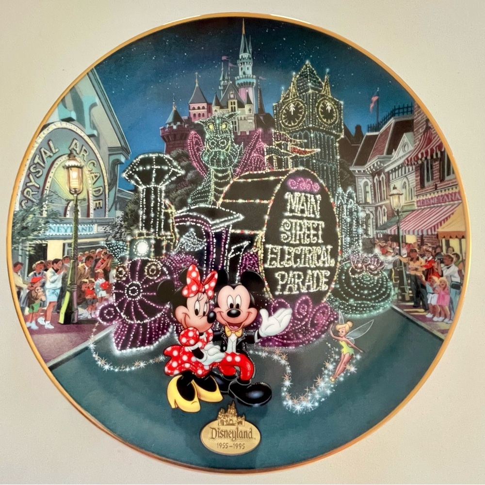 Bradford Exchange Disneyland 40th Anniversary Electrical Parade Collector Plate